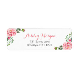 Elegant Romantic Chic Floral Decor Etiket