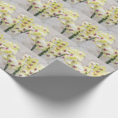 Elegant Romantic Cream & Lila Orchids in stijl wi Cadeaupapier (Hoek)