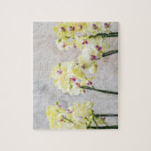 Elegant Romantic Cream & Lila Orchids Legpuzzel (Verticaal)