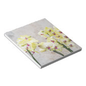 Elegant Romantic Cream & Lila Orchids Notitieblok (Schuin)