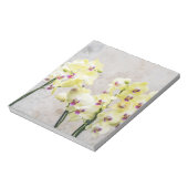 Elegant Romantic Cream & Lila Orchids Notitieblok (Linkerzijde)