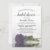 Elegant Romantic Dusty Paars Roos Vrijgezellenfees Kaart (Voorkant)