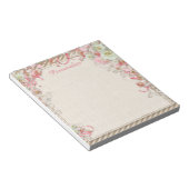 Elegant & Romantic Floral Garden Flower Canopy Notitieblok (Schuin)