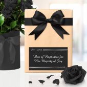 Elegant Romantic Gift Wrap Rechthoekige Sticker
