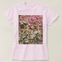 Elegant Romantic Hydrangea Garden V-Neck