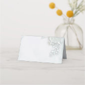 Elegant Romantic Ice Blue Rozen Plaatskaartje (Achterkant)