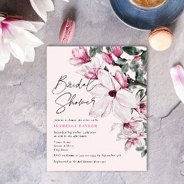 Elegant Romantic Pink Floral Budget Vrijgezellenfe