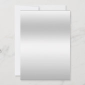 Elegant Romantic Red Bow & Silver Glitter Wedding Kaart (Achterkant)