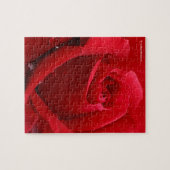 Elegant Romantic Red Rose Legpuzzel (Horizontaal)