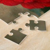 Elegant Romantic Red Rose Legpuzzel (Zijkant)