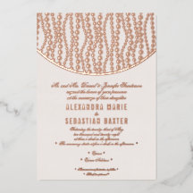 Elegant Romantic Script Blush Wedding Roos Gold