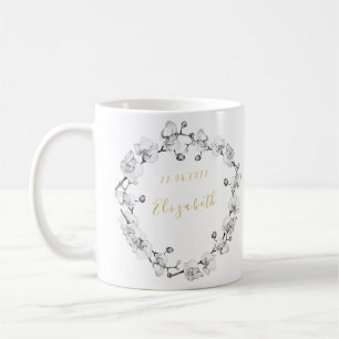 Elegant Romantic Stylish Wedding WreatCustom Koffiemok