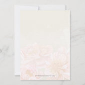 Elegant Romantic Wedding Dress Vrijgezellenfeest Kaart (Achterkant)