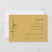 Elegant Romantic Wildbloemen Terracotta RSVP Kaartje (Voorkant)