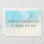 Elegant romantisch bloemboeket dank u kaart (Achterkant)