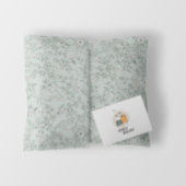 Elegant Romantisch  Bloemenpatroon Sage Cadeaupapier