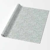 Elegant Romantisch  Bloemenpatroon Sage Cadeaupapier (Uitgerold)