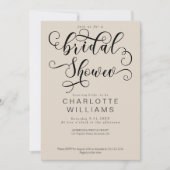 Elegant Romantisch Calligrafie Script Vrijgezellen Kaart (Voorkant)