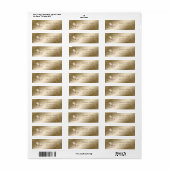 Elegant  Romantisch,Confetti  Bloemen  Adreslabel Etiket (Full Sheet)