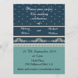 Elegant -romantisch dameskottenhuwelijk kaart