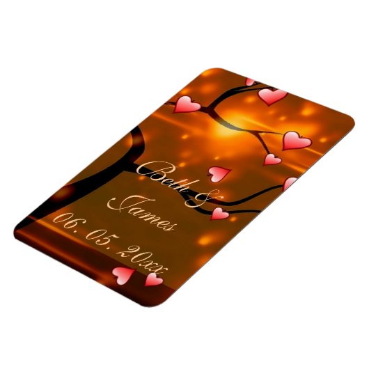 Elegant Romantisch Huwelijk Magneet (Linkerzijde)