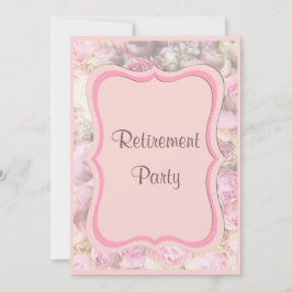 Elegant & Romantisch ingelijst boeket pensioen Kaart