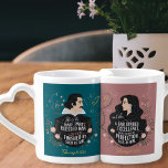 Elegant Romantisch Jubileum Sprookjesliefde Loversmokken<br><div class="desc">Vier liefde en verbondenheid met dit prachtige paar mokken van een hartverscheurende minnaar, met een tijdloos citaat van William Shakespeares King John: "Hij is het halve deel van een gezegend man, dat moet worden afgemaakt door iemand als zij: En zij is een eerlijk verdeelde uitmuntendheid, wiens volheid van perfectie in...</div>