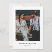 Elegant romantisch kalligrafie Ontvanging van de E Kaart (Achterkant)