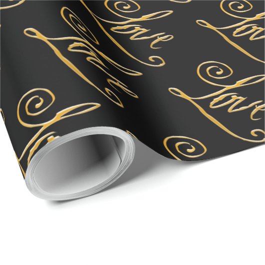 Elegant, romantisch, liefde cadeaupapier (Rol Hoek)