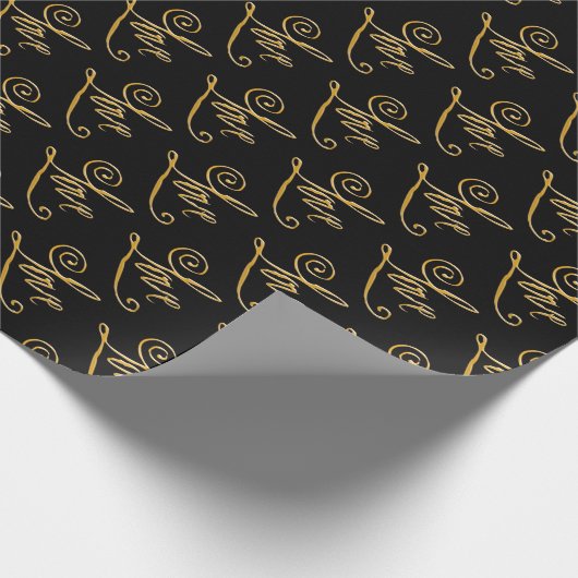 Elegant, romantisch, liefde cadeaupapier (Hoek)