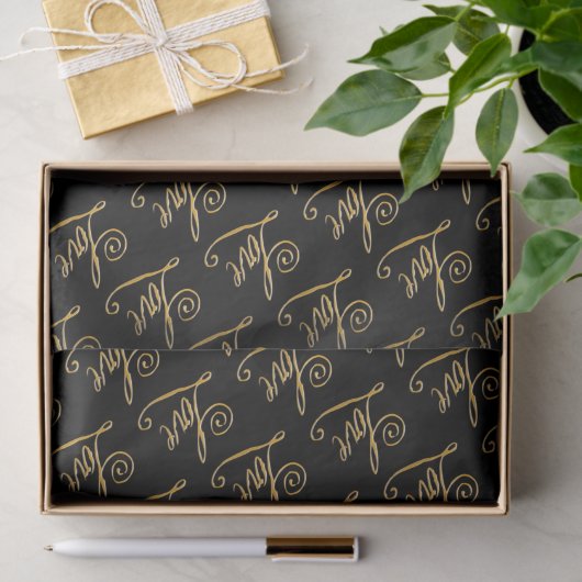 Elegant, romantisch, liefde tissuepapier (Geschenk)