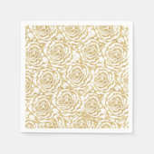 Elegant romantisch roos afbeelding servet (Voorkant)