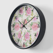 Elegant Romantisch Roos Bloemmotief (Hoek)