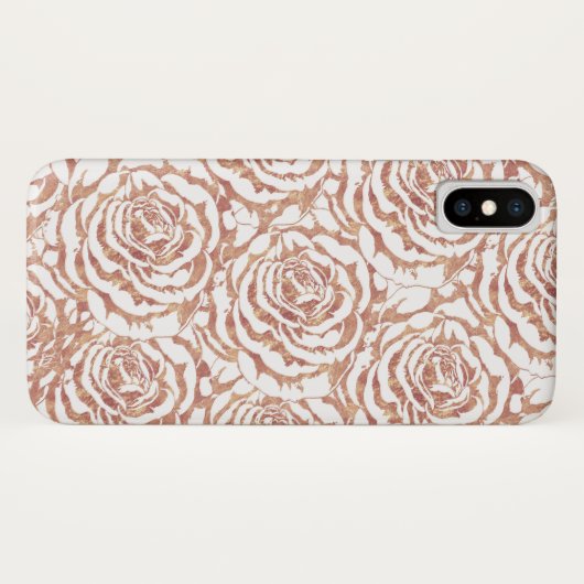 Elegant romantisch roos gouden rozen afbeelding Case-Mate iPhone case (Achterkant (horizontaal))