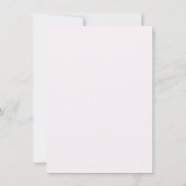 Elegant  Romantisch Roze Vrijgezellenfeest Kaart (Achterkant)