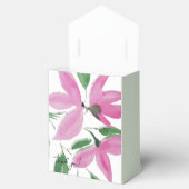 Elegant Romantisch Roze Wildbloemen Waterverf Kuns Bedankdoosjes (Geopend)