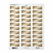 Elegant Romantisch,Rozes,Confetti Adreslabel Etiket (Full Sheet)
