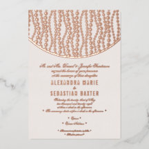 Elegant Romantisch Schrift Roze Trouwdag Rose Goud