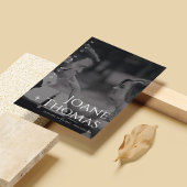 Elegant Romeinse Lettertype Foto Bruiloft Save the Date