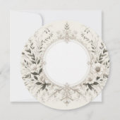 Elegant rond Lijst Kaart (Voorkant)