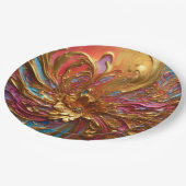 Elegant rond papier Bord ontwerp (Gekanteld)