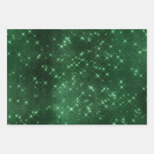 Elegant rood blauw zangerkerst inpakpapier vel (Voorkant)