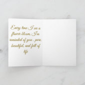 Elegant rood bloemig romantisch rozenboeketontwerp aankondiging (Binnen)