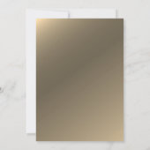 Elegant rood en goud Afstuderen menu Kaart (Achterkant)