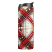 Elegant rood en goud feestelijk gespeeld met Starb Thermosbeker (Gedraaid links)