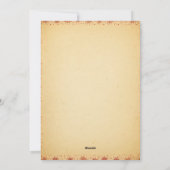 Elegant Rood en Goud Feestelijk Plaid Feestdagenkaart (Achterkant)