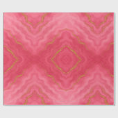 Elegant rood en goud marmer luxe inpakpapier (Vlak)