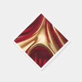 Elegant -Rood en Goud- Servet (Hoek)