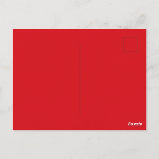 Elegant rood Gelukkig Nieuwjaar Briefkaart (Achterkant)