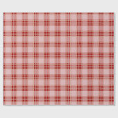 Elegant rood geplakt patroon cadeaupapier (Vlak)